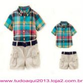 Conjunto Camisa Xadrez