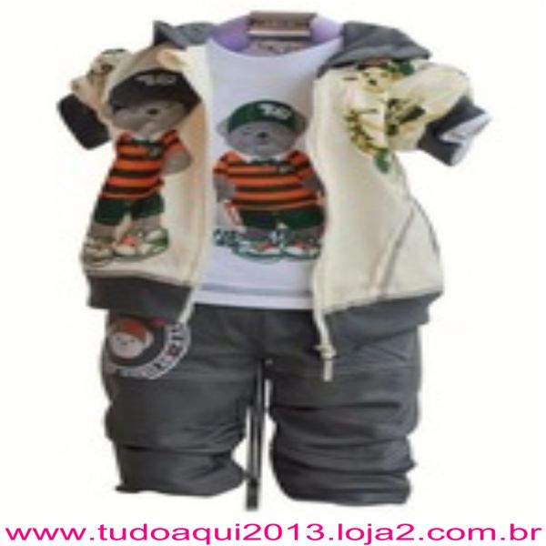 Conjunto Casaco com Capuz