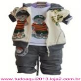 Conjunto Casaco com Capuz